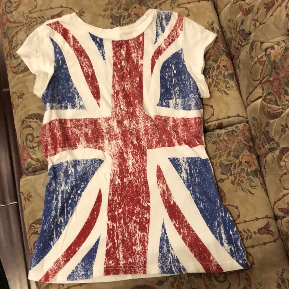 Union Jack cotton t-shirt.